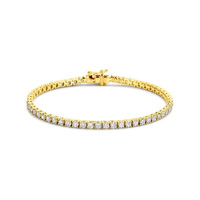 14K Geelgouden Tennisarmband met Lab Grown Diamanten (4.00 ct)