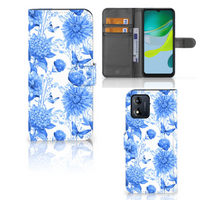 Hoesje voor Motorola Moto E13 4G Flowers Blue - thumbnail