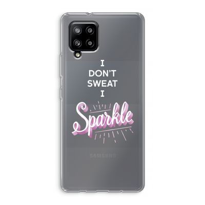 Sparkle quote: Samsung Galaxy A42 5G Transparant Hoesje