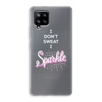 Sparkle quote: Samsung Galaxy A42 5G Transparant Hoesje