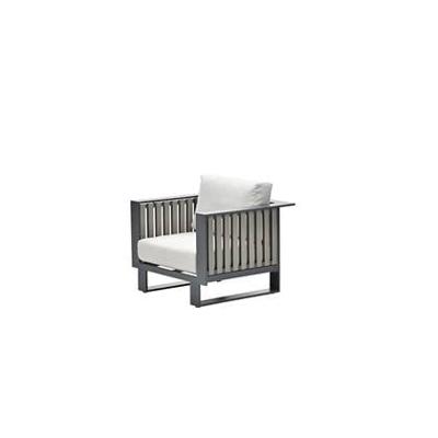 Bologna lounge fauteuil - carbon black - taupe - desert sand