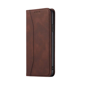 iPhone 15 Pro hoesje - Bookcase - Pasjeshouder - Portemonnee - Kunstleer - Donkerbruin