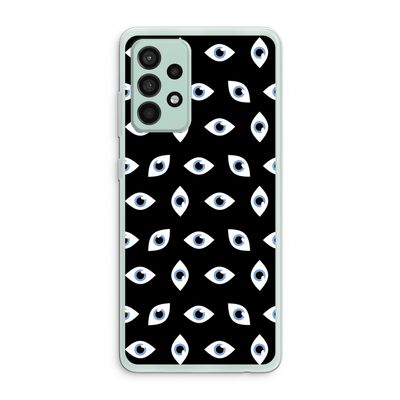 Eyes pattern: Samsung Galaxy A52s 5G Transparant Hoesje
