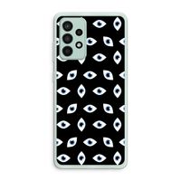 Eyes pattern: Samsung Galaxy A52s 5G Transparant Hoesje