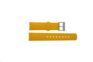 Horlogeband Nautica 31507G Rubber Geel 22mm