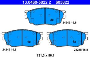 ATE Remblokset 13.0460-5822.2