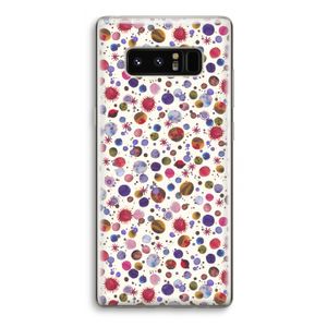 Planets Space: Samsung Galaxy Note 8 Transparant Hoesje