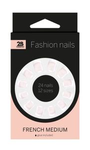 Nails french medium