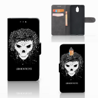 Telefoonhoesje met Naam Nokia 3.1 (2018) Skull Hair - thumbnail