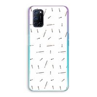 Hipster stripes: Oppo A72 Transparant Hoesje