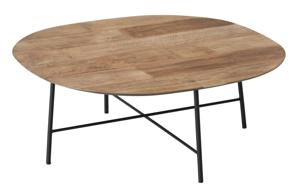 DTP Home Semi Ronde Salontafel Soho Teakhout, 90cm - Bruin