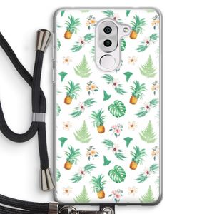 Ananas bladeren: Honor 6X Transparant Hoesje met koord