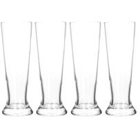 Bierglazen - 4x st - 370 ml - 7 x 20 cm - glas - pilsenerglazen - glazen voor bier Bierglazen - 4x st - 370 ml - 7 x 20 cm - glas - pilsenerglazen - glazen voor bier