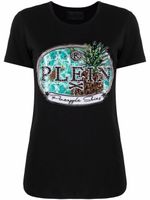 Philipp Plein t-shirt à ornements en cristal - Noir