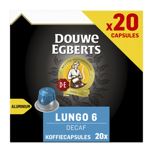 Douwe Egberts Lungo Decaf - 20 koffiecups