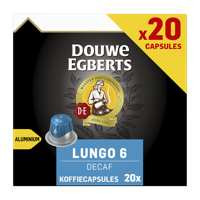 Douwe Egberts Lungo Decaf - 20 koffiecups