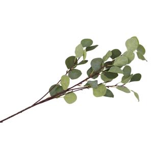 Kunstbloem Eucalyptus tak Real Touch - 90 cm - groen - losse steel - Kunst zijdebloemen