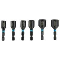 Makita Impact Black Krachtdoppenset 1/4" Zeskant | 6-delig - E-15768