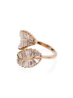 Anita Ko 18kt rose gold diamond palm leaf ring