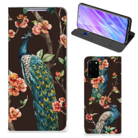 Samsung Galaxy S20 Plus Hoesje maken Pauw met Bloemen