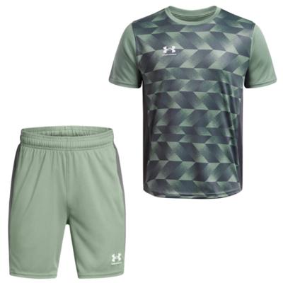 Under Armour Challenger Trainingsset Kids Mintgroen Grijs Wit