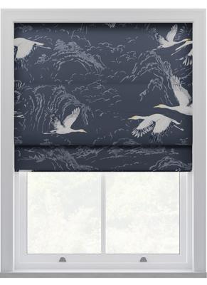 Laura Ashley - Vouwgordijn - Animalia Midnight