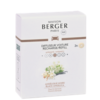 Maison Berger Navulling - voor autoparfum - Black Angelica - 2 Stuks Maison Berger Navulling - voor autoparfum - Black Angelica - 2 Stuks