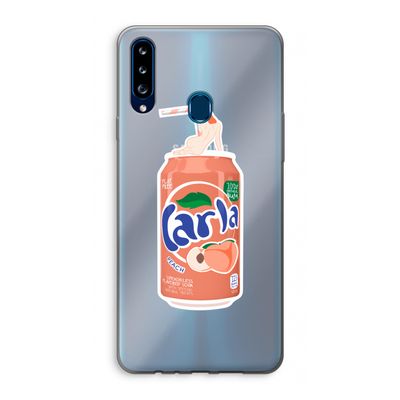 S(peach)less: Samsung Galaxy A20s Transparant Hoesje