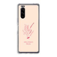 Where flowers bloom: Sony Xperia 5 Transparant Hoesje