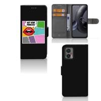 Motorola Edge 30 Neo | Wallet Case | met Pasjes | Popart Princess