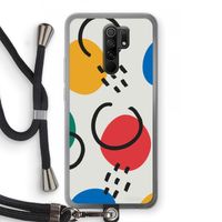 Illustratieve pop 3: Xiaomi Redmi 9 Transparant Hoesje met koord