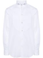 Emporio Armani chemise à détail de plastron - Blanc - thumbnail