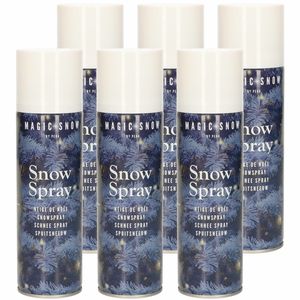 10 spuitbussen sneeuwspray van 300 ml