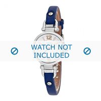 Horlogeband Fossil ES4001 Leder Blauw 8mm Horlogeband Fossil ES4001 Leder Blauw 8mm