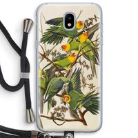 Carolinaparkiet: Samsung Galaxy J5 (2017) Transparant Hoesje met koord