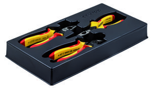Bahco Gereedschapsset ERGO™ | geïsoleerd | combinatietang | zijsnijtang | punttang - 3-delig - 9897S/3