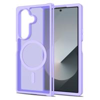 Lunso Samsung Galaxy Z Fold 7 slank backcover hoesje met MagSafe ondersteuning - Paars