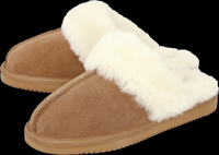 esmara Leren heren pantoffels (Bruin, 42)