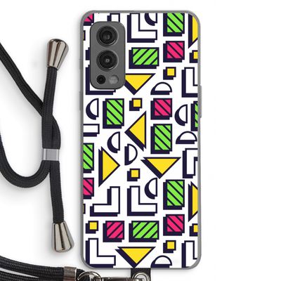 8-bit N°4: OnePlus Nord 2 5G Transparant Hoesje met koord