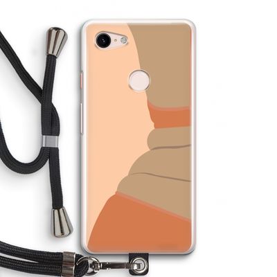 Bikini: Pixel 3 Transparant Hoesje met koord