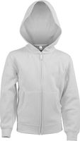 Kariban K455 Kinder hooded sweater met rits - thumbnail