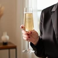 Champagneglas graveren - Luxe glas - 2 stuks