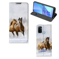 OPPO A53 | A53s Hoesje maken Paarden - thumbnail