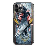 Golden Raven: iPhone 11 Pro Transparant Hoesje