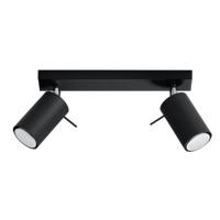 Plafondlamp RING 2 zwart