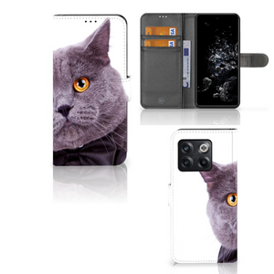 OnePlus 10T Telefoonhoesje met Pasjes Kat