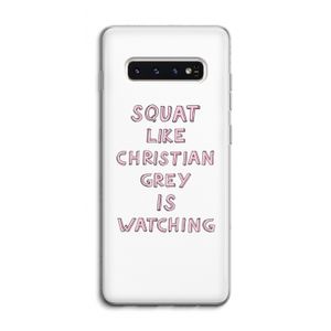 Christian Grey: Samsung Galaxy S10 4G Transparant Hoesje