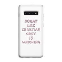 Christian Grey: Samsung Galaxy S10 4G Transparant Hoesje