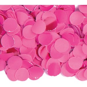 Knalroze confetti zak van 1 kilo   -