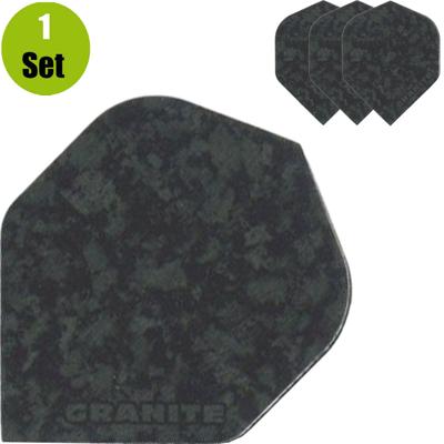 Ruthless Granite Dart Flights - Zwart
